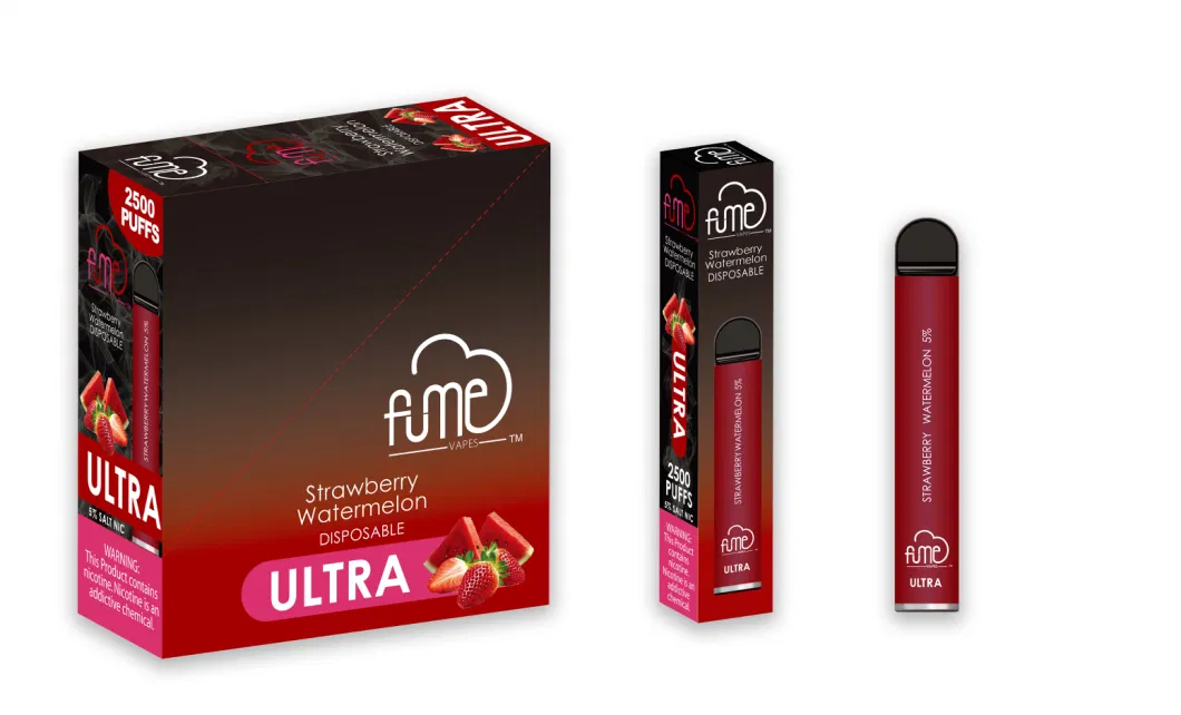 Hot Selling Pod Device Ecigs Fume Ultra 2500puffs Wholesale Vaporizer Vape Pen Disposable Electronic Cigarette