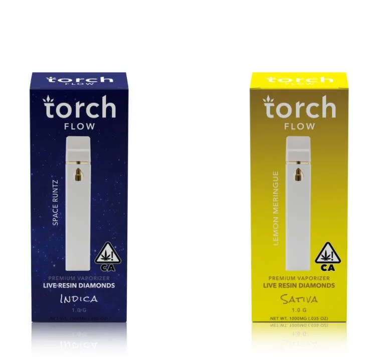 Torch Diamond 2.0ml 2.0g Empty Vape Pod Atomizers with Packaging Disposable Vape Pen Ceramic Coil Type-C Charging