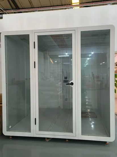 Large Capacity Meeting Pods Modern Modular Office Pod for 6