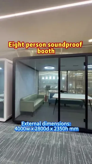 High Quality Mobile Big Prefab Office Pod for Working Meeting 