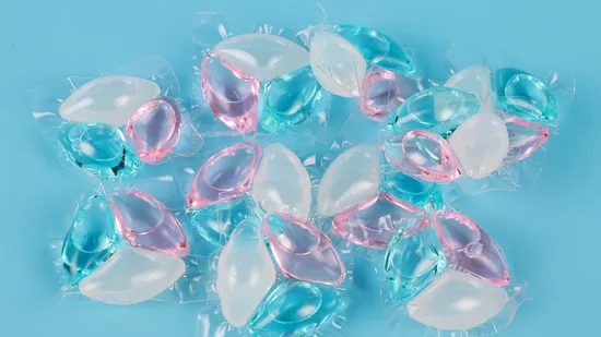 Colorful Laundry Pods for Superior Cleaning in Clothes Washing Routine 