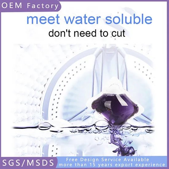 OEM Super Concentrated 2 in 1 Three in One Easy Remove Clothes Deep Stains Cleaning Ability Strong Fabric Liquid Capsule Detergent Laundry Pods 