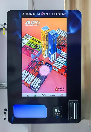 Hot Selling Customized Wrap Age Verification Vape Vending Machine 600 Puffs 