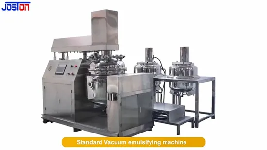 2000L Mascara Puff Powder Concealer Cosmetic Complete Vacuum Emulsifying Machine Mixer System with Agitator 