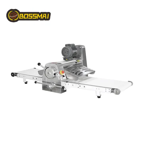 Best Commercial 520mm Table Type Hand Crank Folding Dough Sheeter Machine for Croissant 