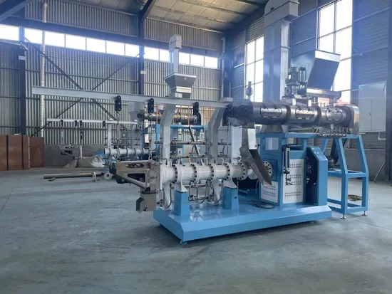 Pet Dog Food Plant Production Line Fish Feed Equipment Manufacturing Extruder Machine Corn Puff Food Machine Dry Cat Food Pet Animal Making Extruder Sinking 