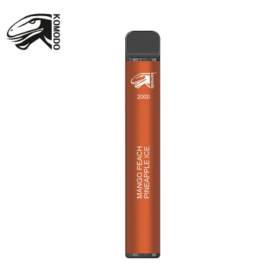 Customization Komodo 7.5ml Disposable Vape Pen 2000 Puffs Electronic Cigarette