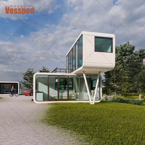 Prefab Hotel Homestay Container House Luxury Steel Structure Apple Pod